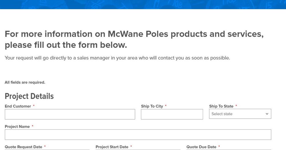 Help us help you get a quote: How to submit an RFQ