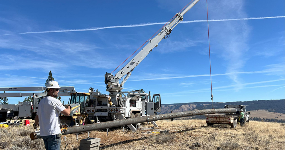 Choosing the Correct Location for Setting a Utility Pole