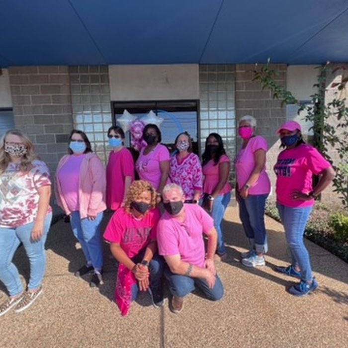 Pink Out Day at Tyler Pipe