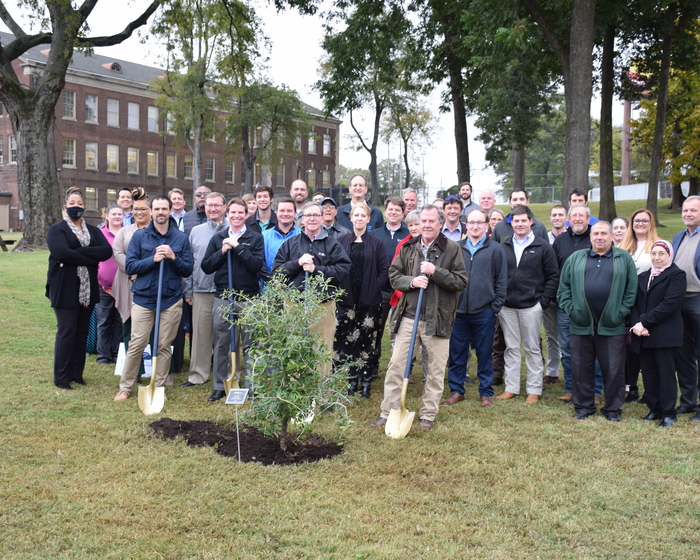 McWane Team plants Auburn life oaks in honor of centennial anniversary