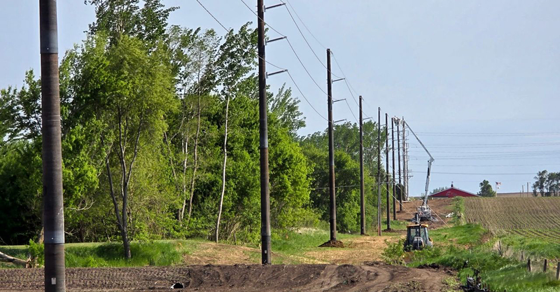 Iron Utility Poles