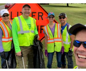 Pictured from left – Renee Aydelott, David Jones, Jessica Largen, Andrew Palko and Nick Kaczmarek